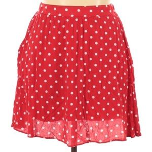 French Grey Polka Dot Skirt